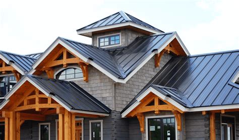 metal roofs on contemporary houses|residential steel roofing materials.